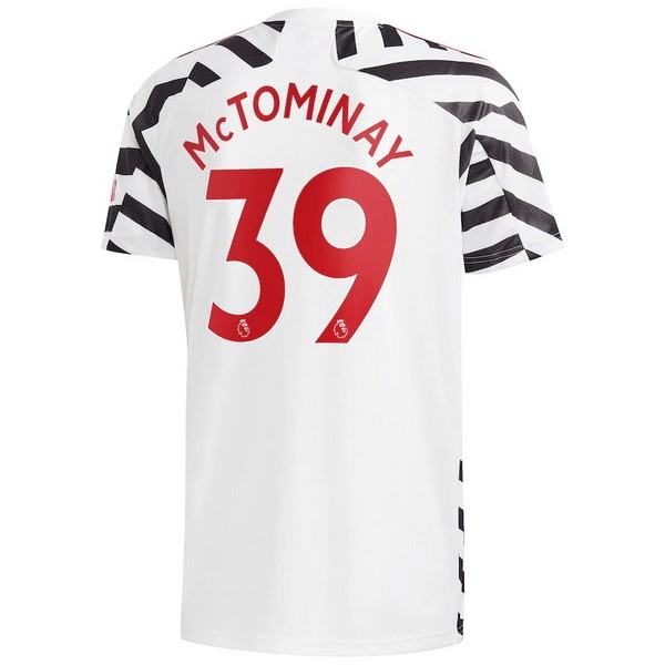Camiseta Manchester United NO.39 McTominay Tercera equipo 2020-2021 Blanco
